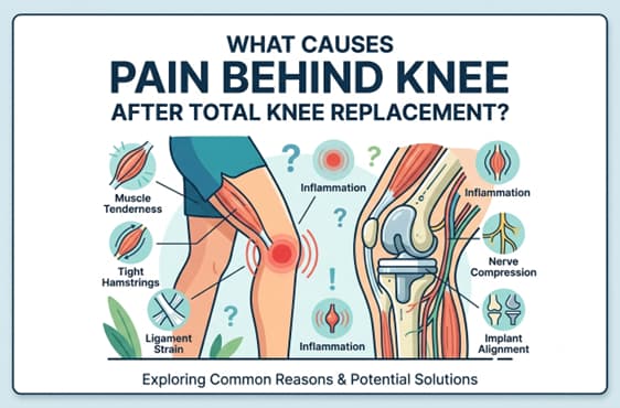 What Causes Pain behind Knee After Total Knee Replacement?